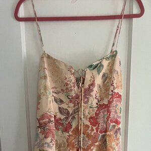 Significant Other Floral Print Long Dress